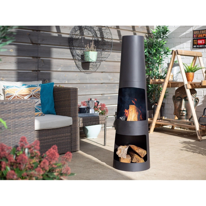 Gartenkamin SKYLINE 150 cm