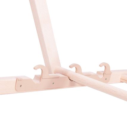 Gartenliege Grau/Buche