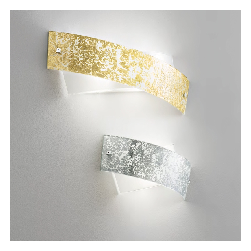 Gea Luce CAMILLA A M arg - Applique CAMILLA 4xE14/28W/230V 54 cm argento