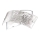 Gea Luce CAMILLA A P arg - Applique CAMILLA 2xE14/28W/230V 34 cm argento
