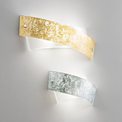 Gea Luce CAMILLA A P arg - Applique CAMILLA 2xE14/28W/230V 34 cm argento