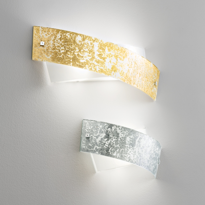 Gea Luce CAMILLA A P arg - Applique CAMILLA 2xE14/28W/230V 34 cm argento