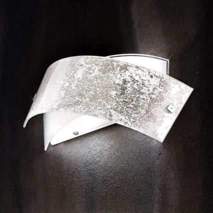 Gea Luce CAMILLA A P arg - Applique CAMILLA 2xE14/28W/230V 34 cm argento