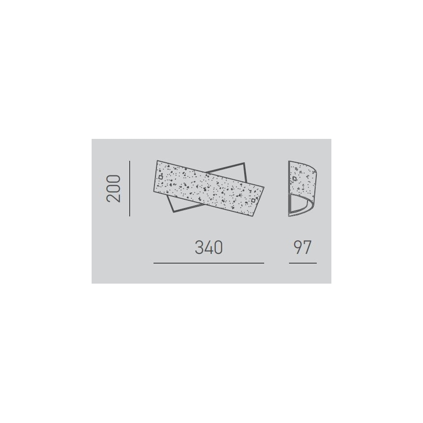 Gea Luce CAMILLA A P arg - Applique CAMILLA 2xE14/28W/230V 34 cm argento