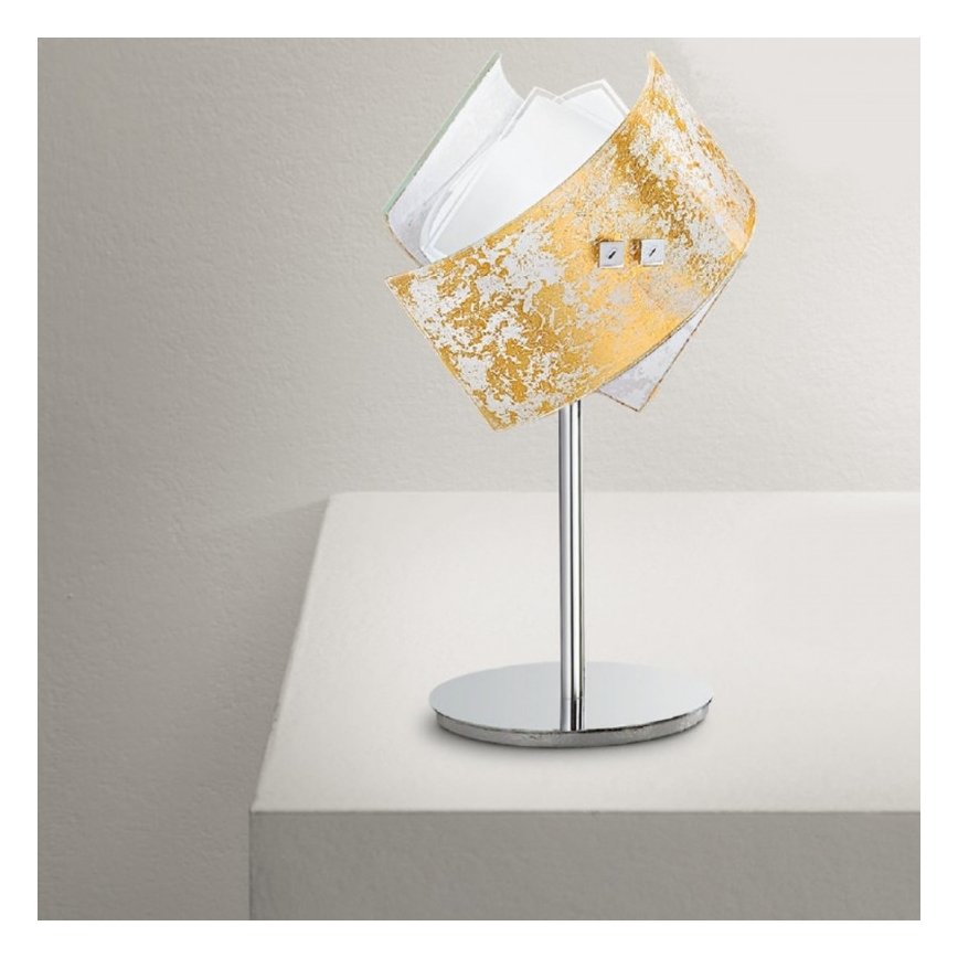 Gea Luce CAMILLA L P oro - Tischlampe CAMILLA 1xE14/42W/230V golden