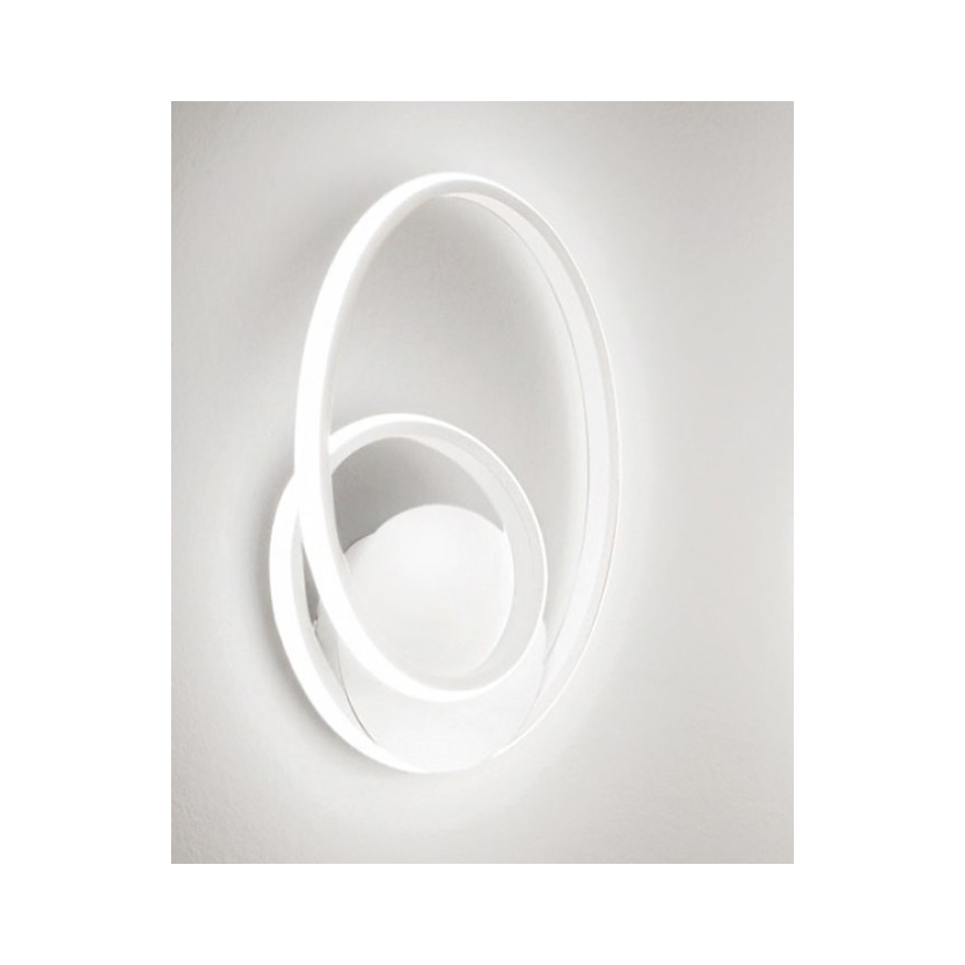 Gea Luce DIVA A BIANCO SATINATO - Dimmbare LED-Wandleuchte DIVA LED/20W/230V weiß