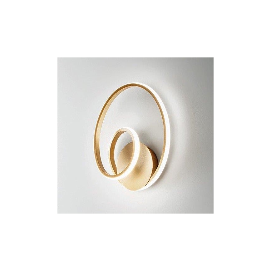 Gea Luce DIVA A ORO SPAZZOLATO - Applique a LED dimmerabile DIVA LED/20W/230V oro