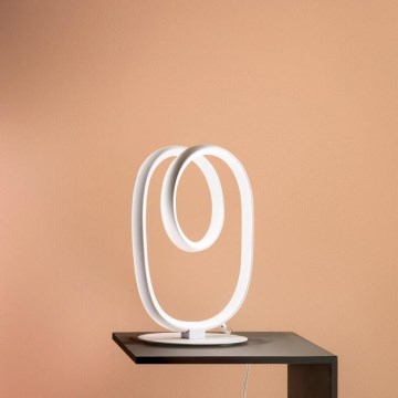 Gea Luce DIVA L TITANIO - Lampada da tavolo LED dimmerabile DIVA LED/17W/230V grigio