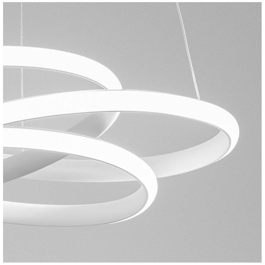 Gea Luce DIVA S G BIANCO - Dimmbare LED-Hängeleuchte an Schnur DIVA LED/44W/230V weiß