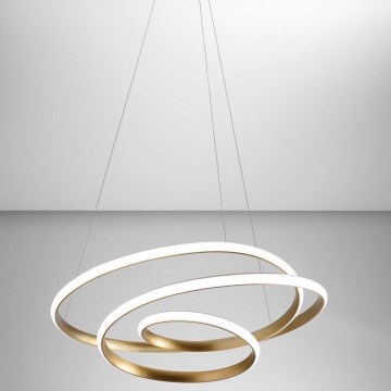 Gea Luce DIVA S P ORO - Suspension filaire à intensité variable LED DIVA LED/43W/230V doré