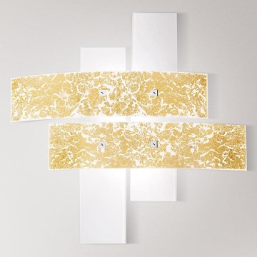 Gea Luce LARA P G oro - Plafoniera LARA 4xE27/52W/230V 91 cm oro