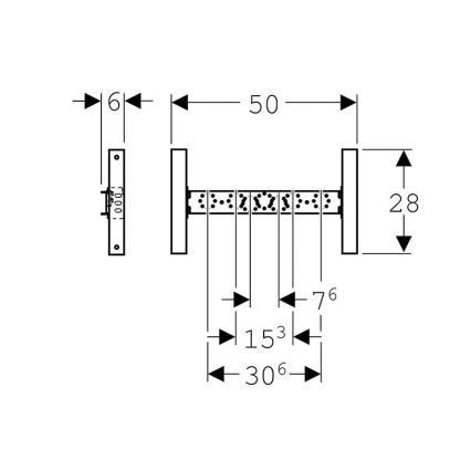 Geberit 111.770.00.1 - Modulo da incasso per miscelatore Duofix