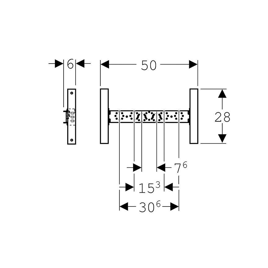 Geberit 111.770.00.1 - Unterputz-Modul für Duofix-Armatur