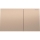 Geberit 115.622.QB.1 - Plaque de commande Sigma70 25x14,6 cm brossée or rose