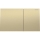 Geberit 115.622.QF.1 - Plaque de commande Sigma70 25x14,6 cm laiton brossé