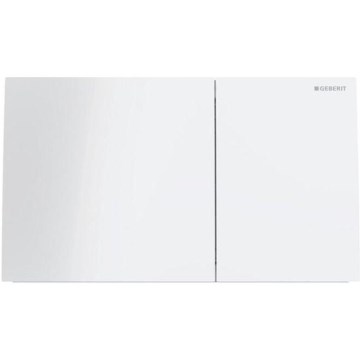 Geberit 115.622.SI.1 - Plaque de commande Sigma70 25 x 14,6 cm blanche
