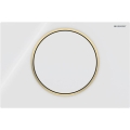 Geberit 115.758.KK.5 - Plaque de commande Sigma10 24,6x16,4 cm blanc/or