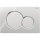 Geberit 115.770.KA.5 - Pulsante di scarico Sigma01 Round 24,6x16,4 cm cromo lucido/cromo opaco