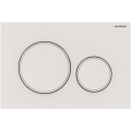 Geberit 115.882.01.1 - Plaque de déclenchement Sigma20 24,6x16,4 cm blanche