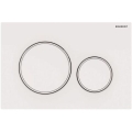 Geberit 115.882.11.1 - Pulsante di scarico Sigma20 24,6x16,4 cm, bianco