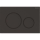 Geberit 115.882.16.1 - Plaque de commande Sigma20 24,6x16,4 cm noir mat