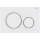 Geberit 115.882.JT.1 - Plaque de commande Sigma20 24,6x16,4 cm blanc/chrome brillant
