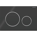 Geberit 115.882.KM.1 - Placca di comando Sigma20 24,6x16,4 cm nero