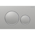 Geberit 115.882.SN.1 - Placca di comando Sigma20 24,6x16,4 cm in acciaio inox