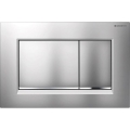 Geberit 115.883.JQ.1 - Betätigungsplatte Sigma30 24,6x16,4 cm matt verchromt/glänzend verchromt