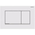 Geberit 115.883.JT.1 - Betätigungsplatte Sigma30 24,6x16,4 cm weiß/Glanzchrom