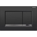 Geberit 115.883.KM.1 - Placca di comando Sigma30 24,6x16,4 cm nero/cromo lucido