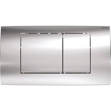 Geberit 115.899.KH.1 - Betätigungsplatte Twinline30 34 x 18,5 cm Hochglanzchrom/Mattchrom