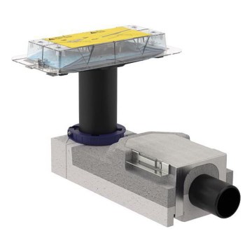 Geberit 154.150.00.1 - Kit per l'installazione grezza per canali doccia CleanLine 90-220 mm