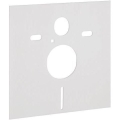 Geberit 156.050.00.1 - Guarnizione isolante per WC sospeso e bidet 40 x 42 cm, bianca