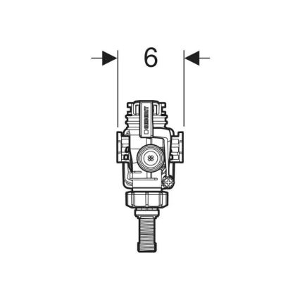 Geberit 240.705.00.5 - Valvola di riempimento per cassette di risciacquo da incasso Tipo 383