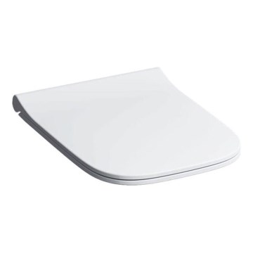 Geberit 500.240.01.1 - Abattant WC SoftClose Smyle Square en duroplast, blanc
