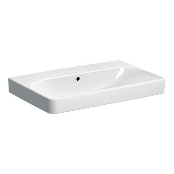 Geberit 500.249.00.2 - Lavabo suspendu Smyle Square 75x48 cm céramique/blanc