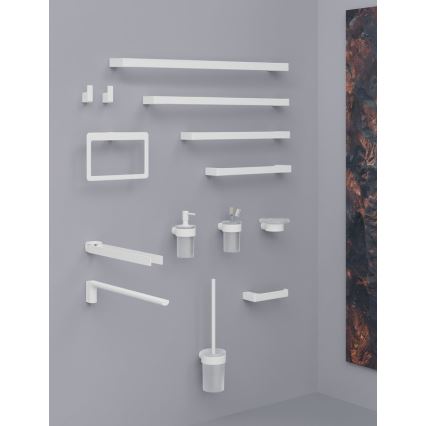 Gedy - 2er-Set Wandhaken PIRENEI mattweiß