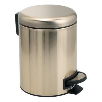 Gedy - Abfalleimer POTTY 3 l mit Soft-Close-Verschluss, mattgold