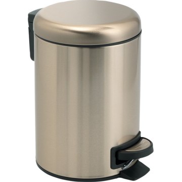 Gedy - Abfalleimer POTTY 5 l mit Soft-Close, mattgold