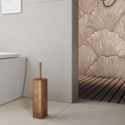 Gedy - Brosse WC sur pied JACK bronze