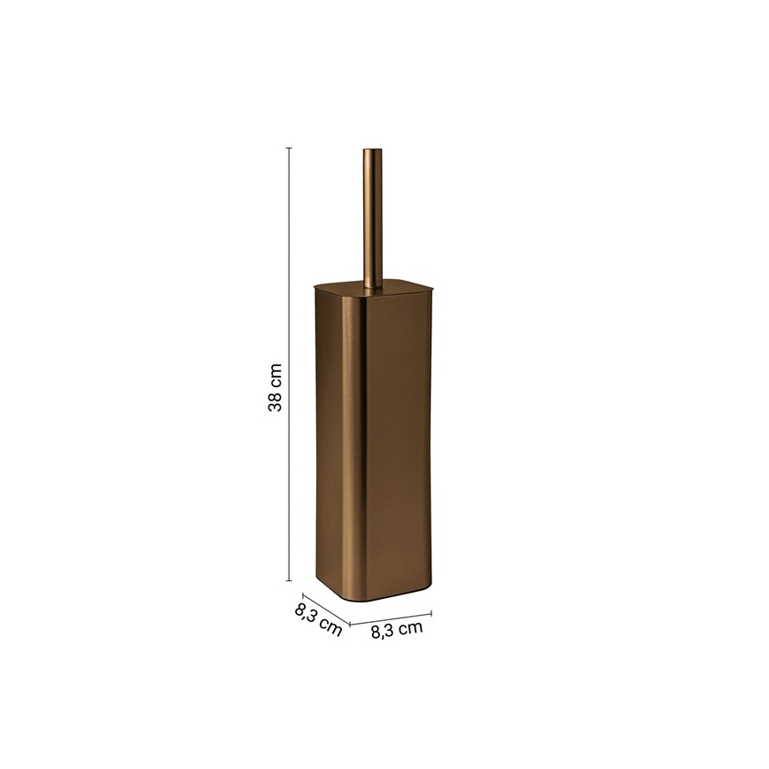 Gedy - Brosse WC sur pied JACK bronze