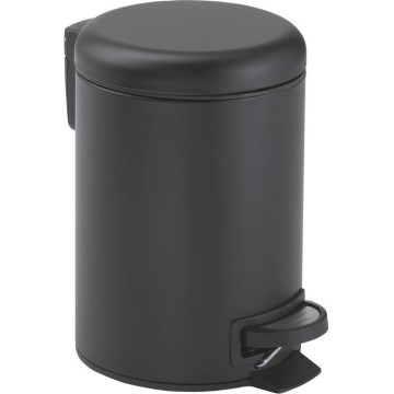 Gedy - Cestino POTTY 5 l con chiusura ammortizzata, nero opaco
