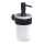Gedy - Distributeur de savon mural PIRENEI 110 ml verre opalin/noir mat