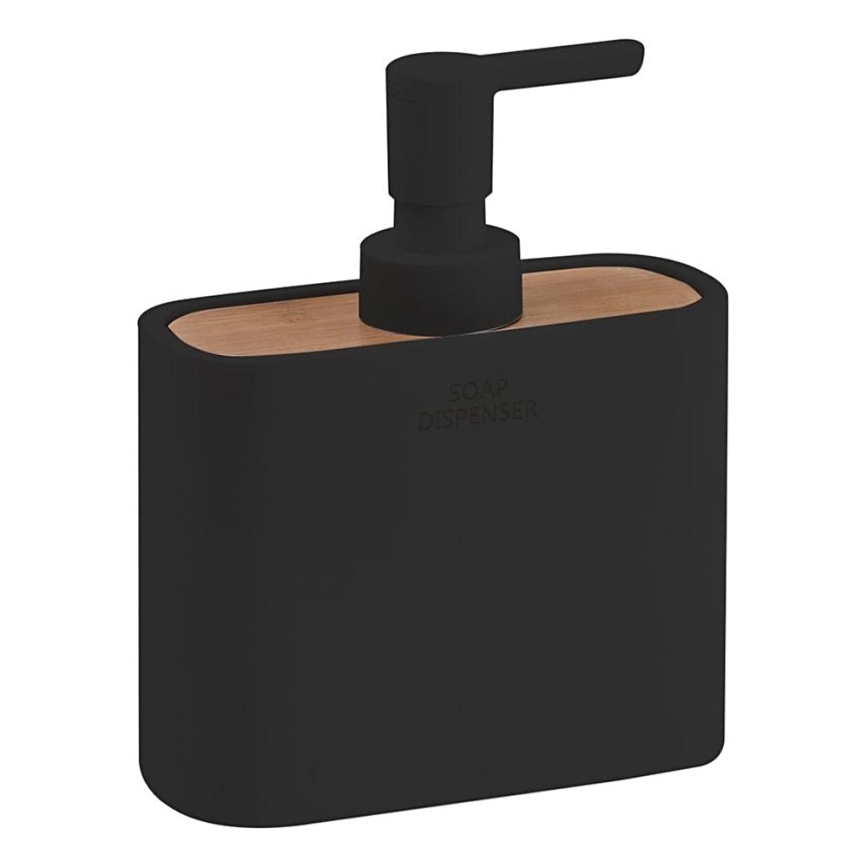 Gedy - Distributeur de savon NINFEA noir/bambou