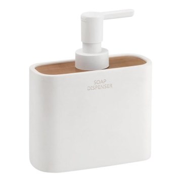 Gedy - Distributore di sapone NINFEA bianco/bambù