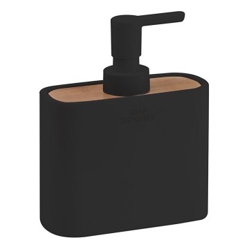 Gedy - Distributore di sapone NINFEA nero/bambù