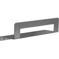 Gedy - Étagère avec porte-serviettes CLEO 30 cm gris métallisé