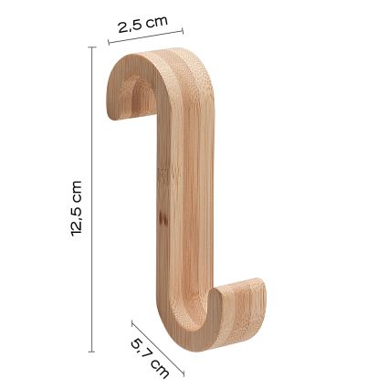 Gedy - Gancio per radiatore bambù