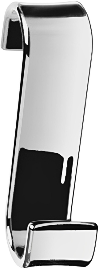 Gedy - Gancio per radiatore cromo lucido/termoplastico